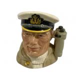 Royal Doulton The Sailor Toby Mug - 4.5" tall