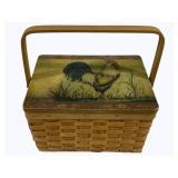 Rooster Egg Basket - 10 x 8 x 6
