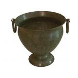 Metal Urn Planter  - 9.5 x 10