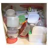 Lot of Assorted Plastic Ware, Containers w/ Lids