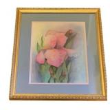 Framed Watercolor - Signed - 18 x 22