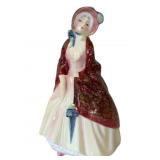 Royal Doulton Paisley Shawl Figurine - 6" Tall