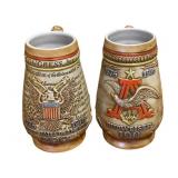 2 Commemorative Beer Steins