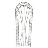 Metal Arched Garden Trellis - 24 x 71.5