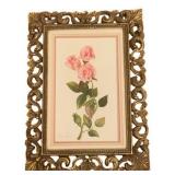 Framed Watercolor - Signed - 14 x 18