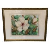 Micky Hames Framed Watercolor - 28 x 22