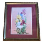 Framed Watercolor - Signed - 19 x 18