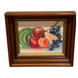 Framed Watercolor - Signed - 14 x 12