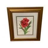 Framed Watercolor - Signed - 30 x 34.5