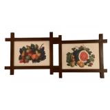 2 Framed Prints - 20 x 16