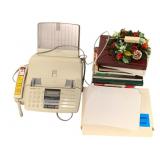 Lot of Assorted Items - Fax Machine, Books & More