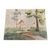 Watercolor on Board - 16 x 20