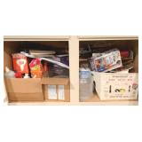 Cabinet Lot of Assorted Items