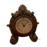 Vintage-Style Ornate Mantle Clock - 7 x 9