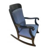 Wooden Rocker w/ Cushion - 26 x 33.5 x 42