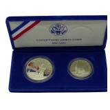 1986 US Liberty and Half Dollar Set