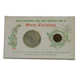 Christmas Peace Dollar Set