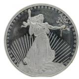 Money Metals Exchange Walking Liberty Round Coin