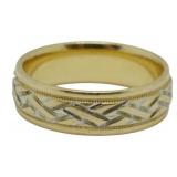 10K Gold Ring, Ring Size: 6.5, 0.15oz