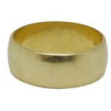 14K Gold Band Ring Size: 8.5, 0.24oz