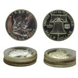 10 1961 Franklin Half Dollars