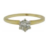 14K Gold and .5 Carat Diamond Ring