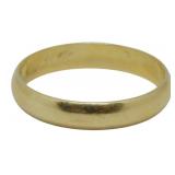 14K Gold Band Ring Size: 9, 0.10oz