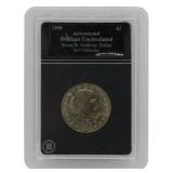 Uncirculated 1999 Susan B. Anthony Coin in Case