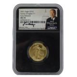 2021 MS70 10 Dollar Eagle Gold Coin