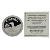 1993 Camel 1 Troy Silver oz Round