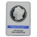 1921 Morgan Silver Dollar Proof in Case