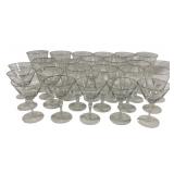 Lot of Assorted Stemware Glasses - 24pcs