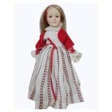 Effanbee Doll w/ stand - 12" tall