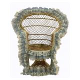 Doll Chair - Blue - 20 x 13 x 8