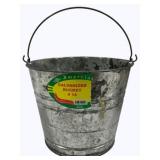 Imperial Galvanized Bucket #14 - 9.5 x 4 x 12