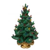 Ceramic Lighted Christmas Tree - 20" Tall