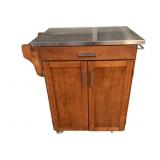 Metal Top Rolling Cabinet - 31 x 15 x 13.5