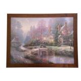 Framed Thomas Kinkade Puzzle - 30 x 23
