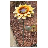 Metal Flower Decoration - 32" Tall