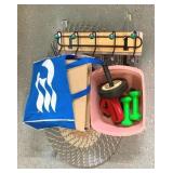 Lot of Assorted Items - Weights, Rack & More