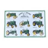 John Deere  Metal Sign - 18 x 12