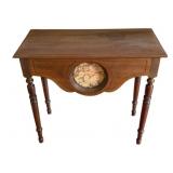 Wood Stand w/ Fabric Insert - 28 x 15 x 29