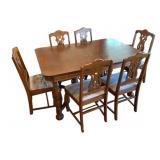 Vaughin Dining Table w/ 6 Chairs