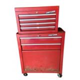 2 Craftsman Toolbox w/ Contents - 27 x 15 x 44