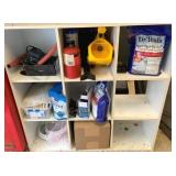 Wood Shelf w/ Contents - 36 x 12 x 36