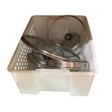 Lot of Assorted Glass Lid Tops