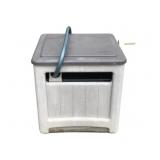 Hose Storage Box w/ Hose - 21 x 20 x 21