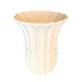 Milk Glass Vase - 8" Tall