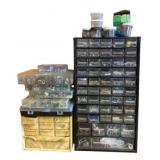 Lot of Storage Bins w/ Hardware