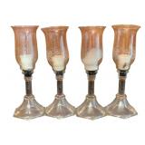 4 Candleholders - 12.5' Tall
